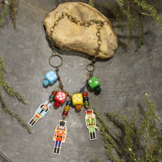 Nutcrackers Game Day Charm'd Necklace