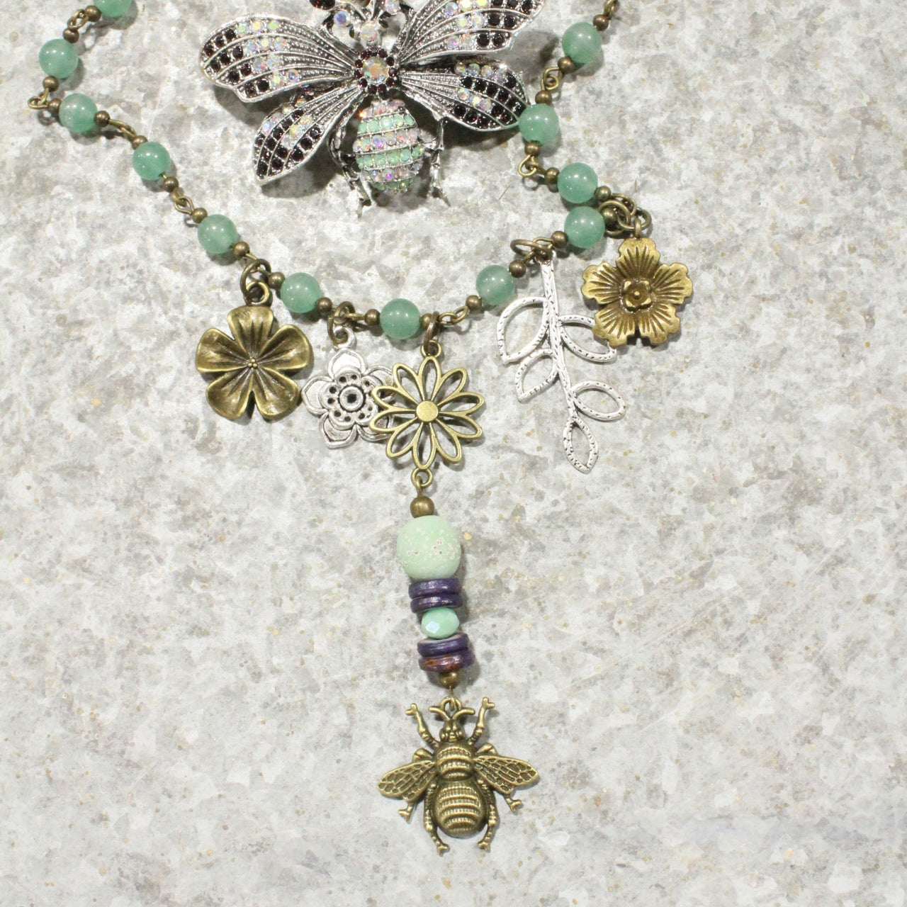 Buzzing By Bee Layered Necklace