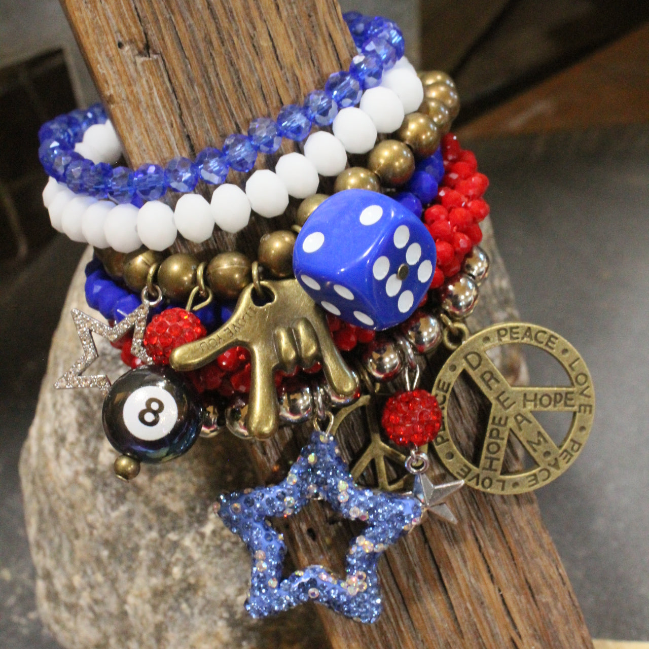 Hangin' Loose In The USA Bracelet Set