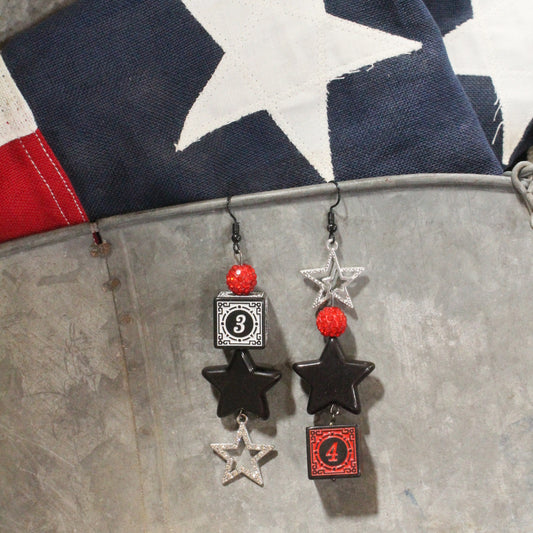 Historic Route 66 Dangle Earrings