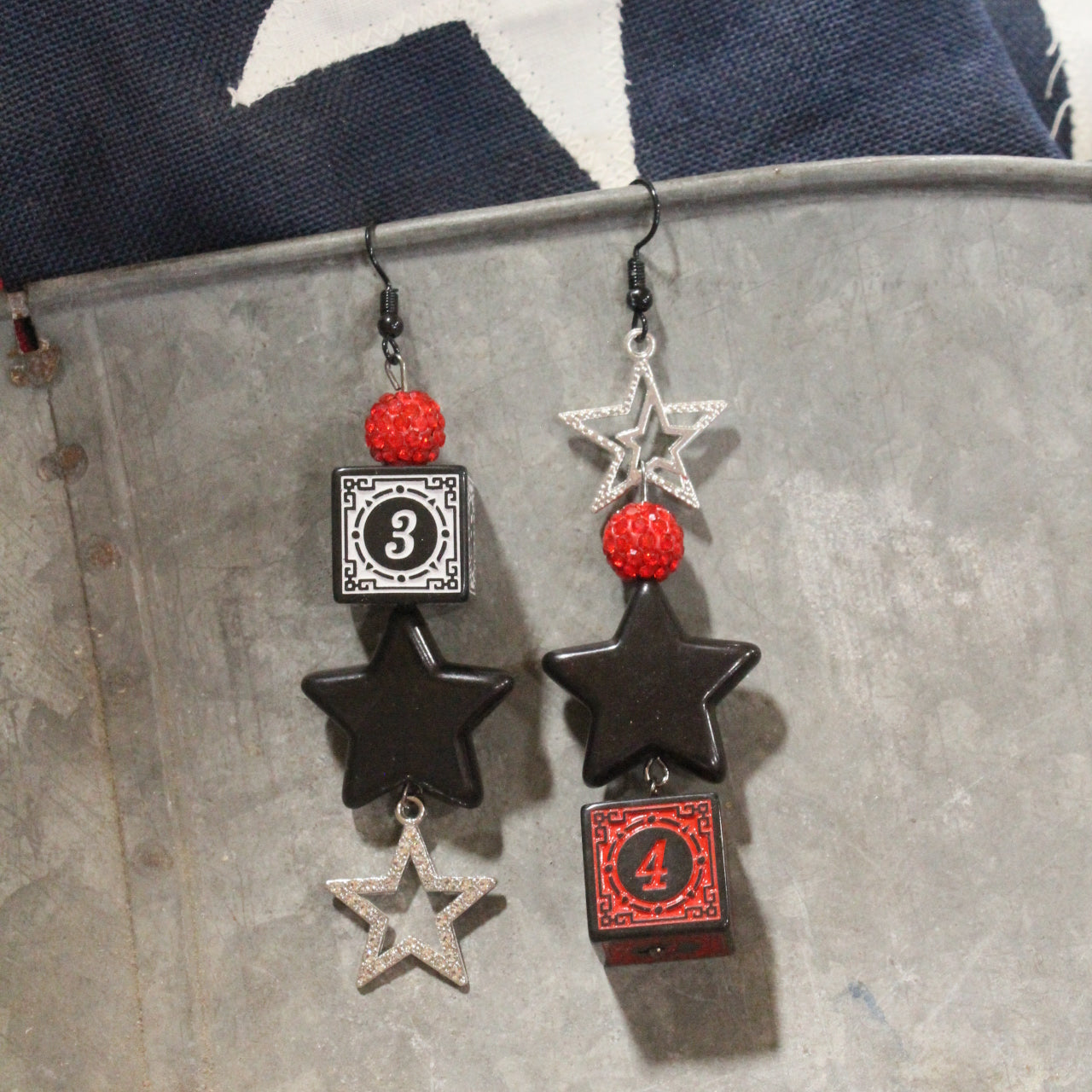 Historic Route 66 Dangle Earrings
