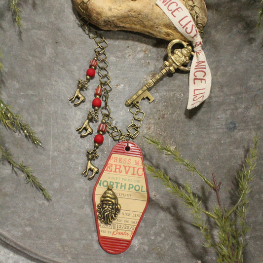 Ticket To The North Pole Charm'd Necklace