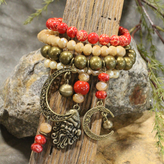 Oh Father Time Stretch Bracelet Set