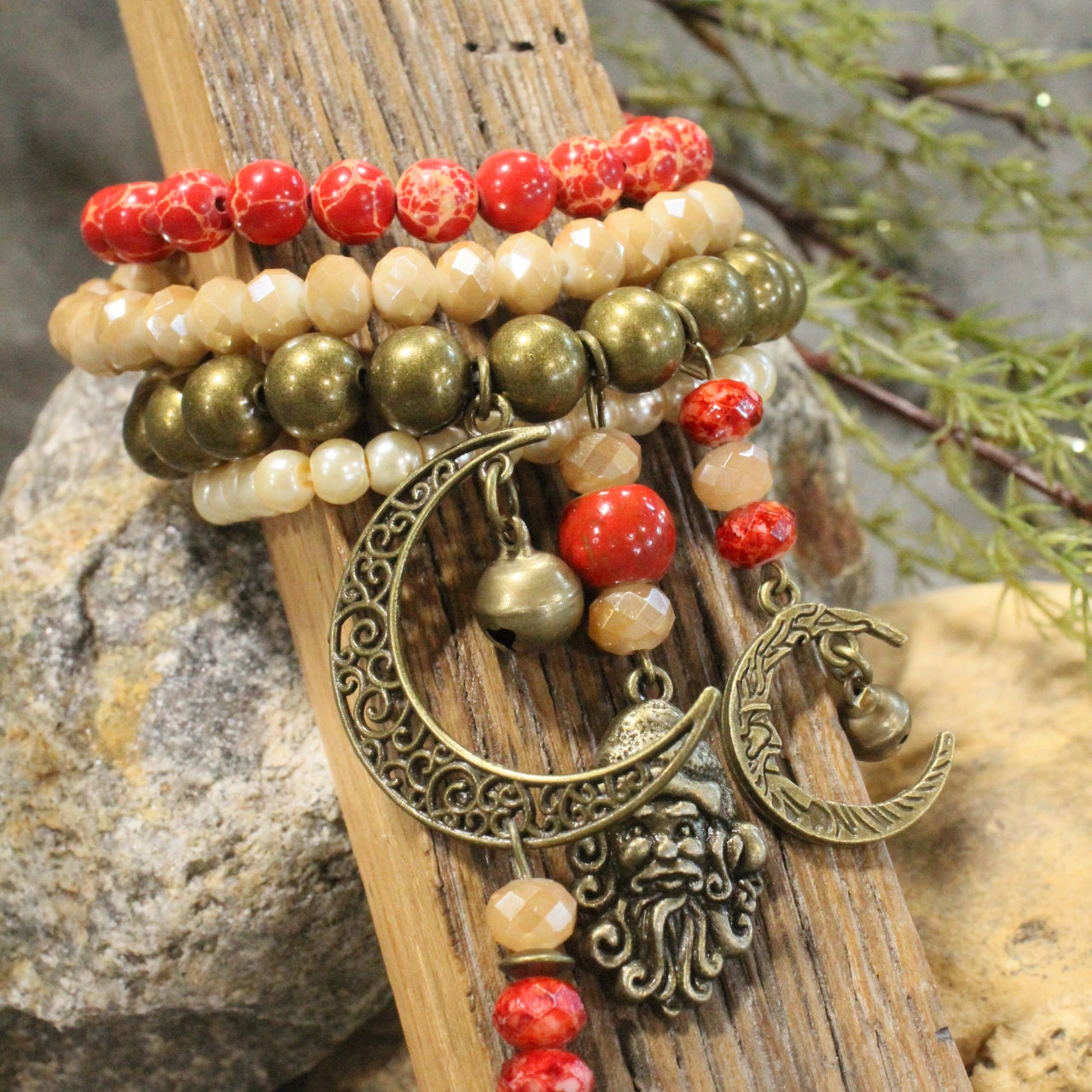 Oh Father Time Stretch Bracelet Set