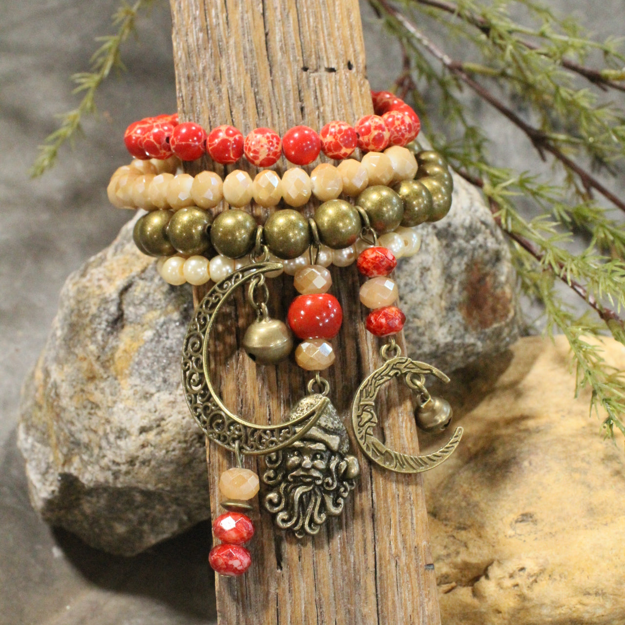 Oh Father Time Stretch Bracelet Set