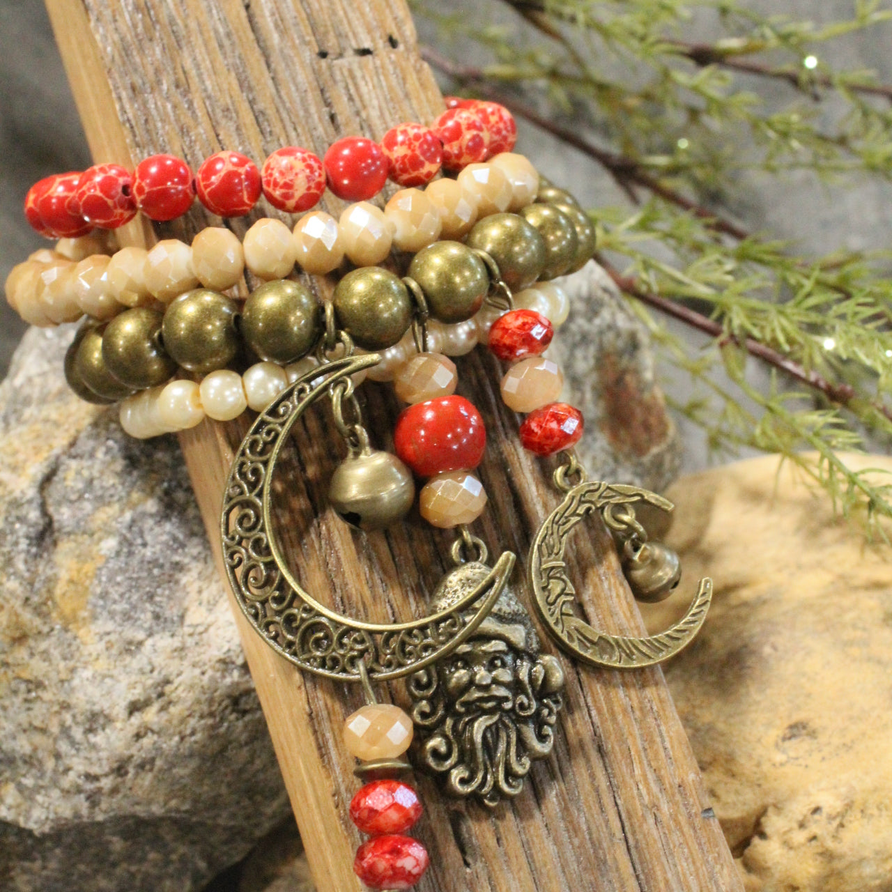 Oh Father Time Stretch Bracelet Set