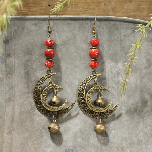 Oh Father Time Dangle Drop Earrings