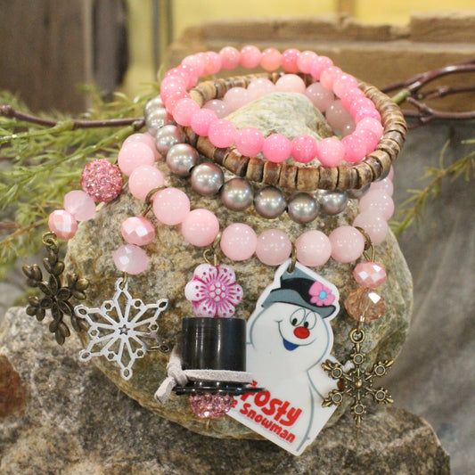 Frosty & His Snowflakes Bracelet Set