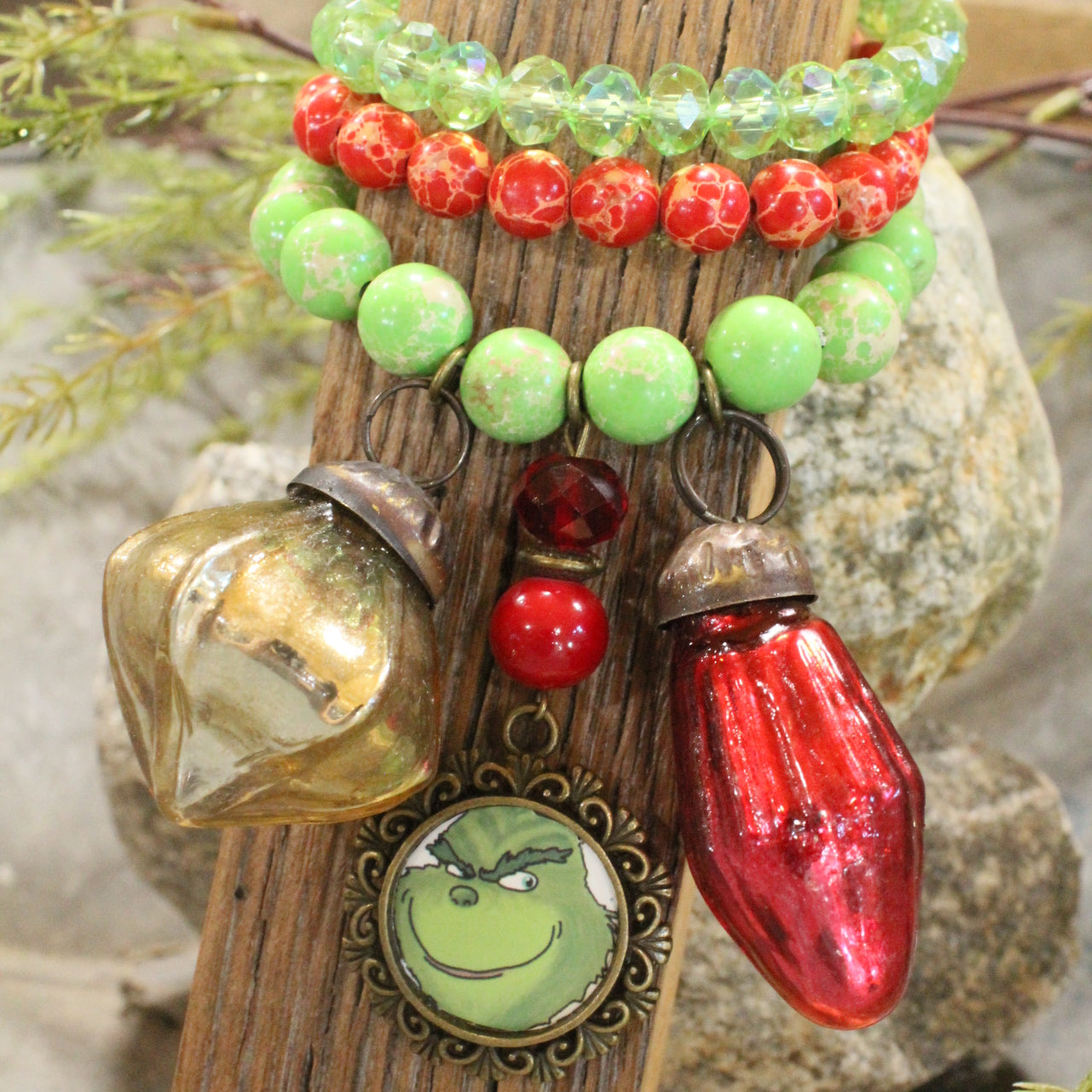 Grinchy Isn't Allowed Charm'd Bracelet Set