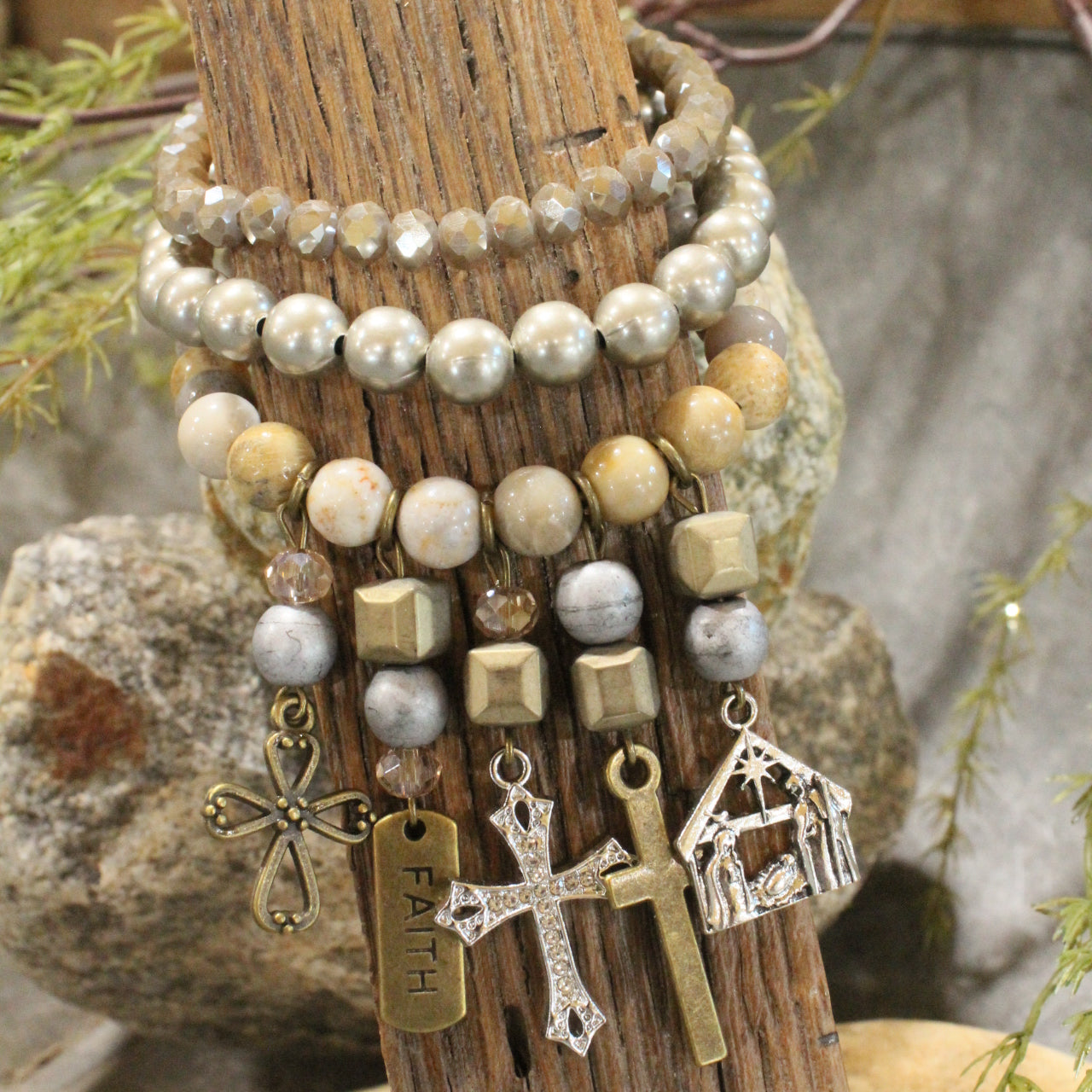 The Reason For The Season Charm'd Bracelet Set