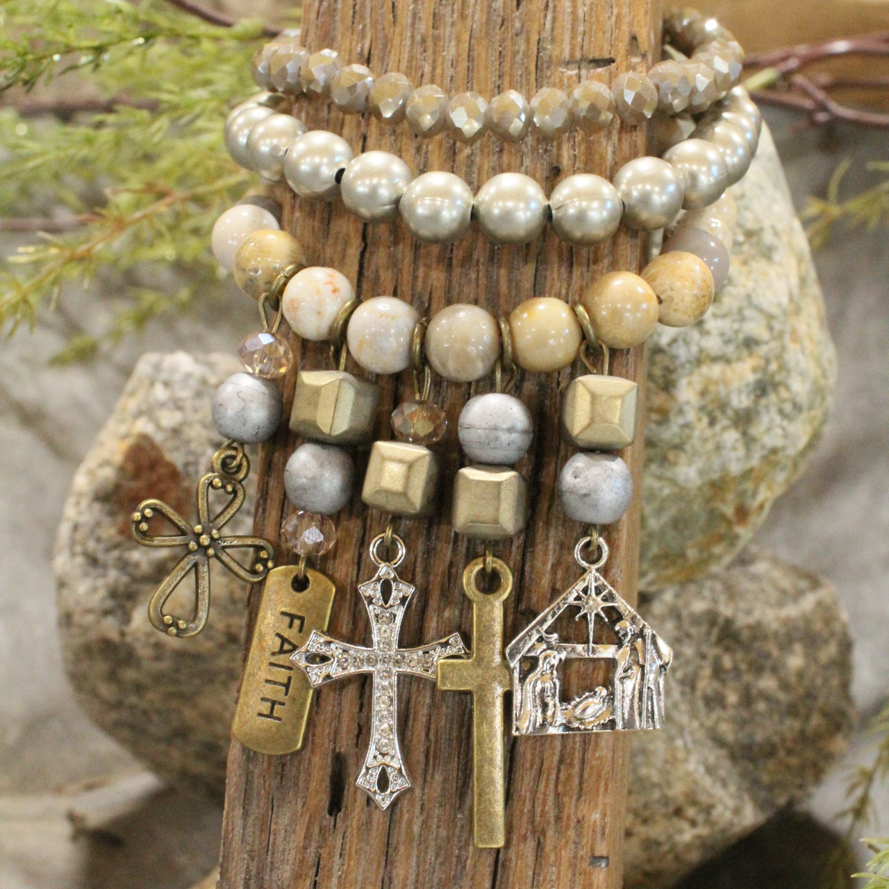 The Reason For The Season Charm'd Bracelet Set
