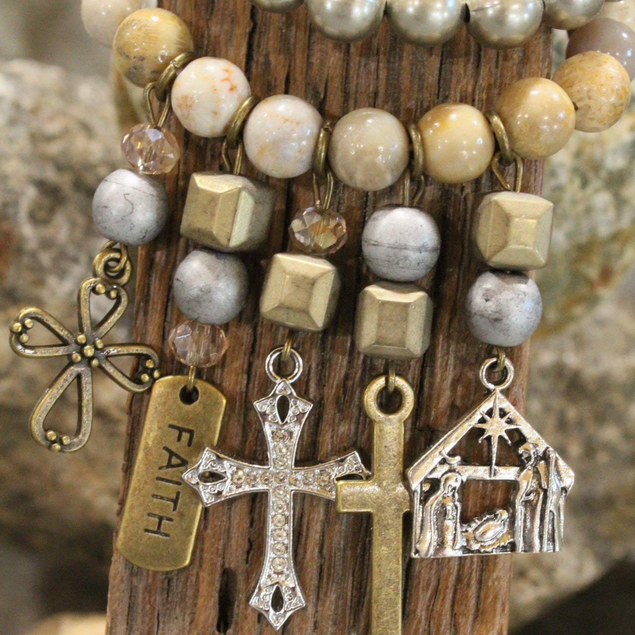 The Reason For The Season Charm'd Bracelet Set