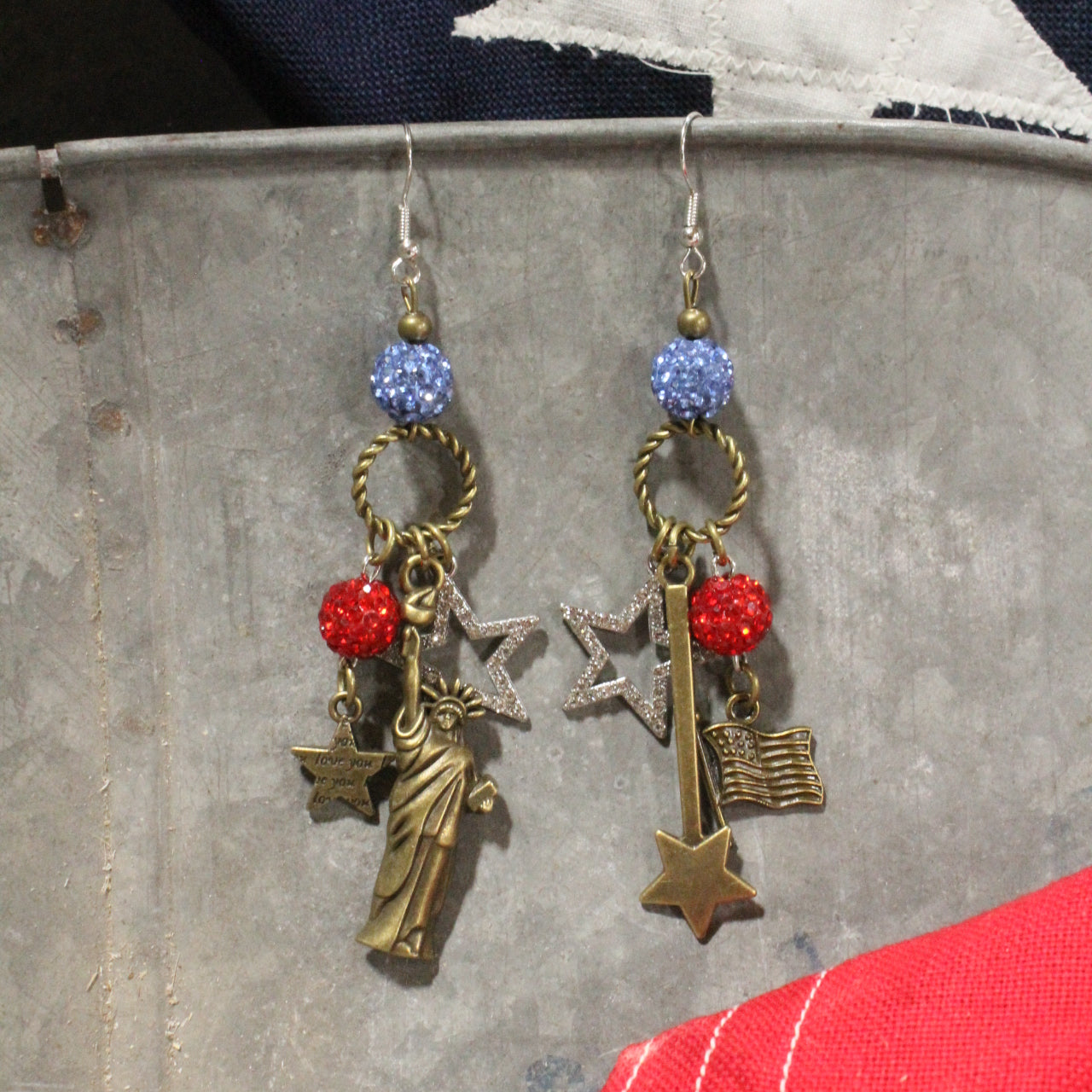 Lighting The Torch Celebration Dangle Earrings