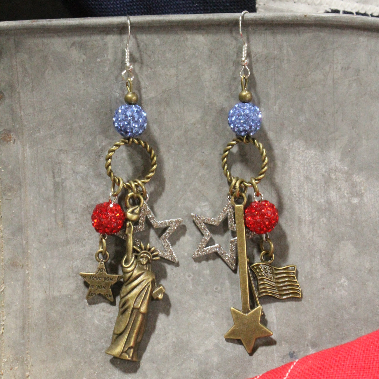 Lighting The Torch Celebration Dangle Earrings