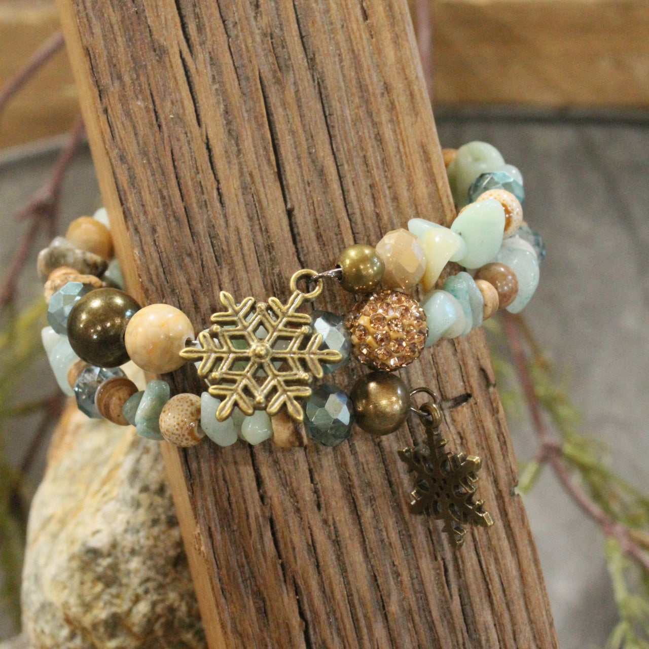 Blizzard Season Wrap Bracelet