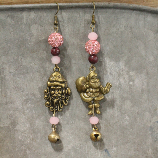 Santa's Blushing This Christmas Earrings