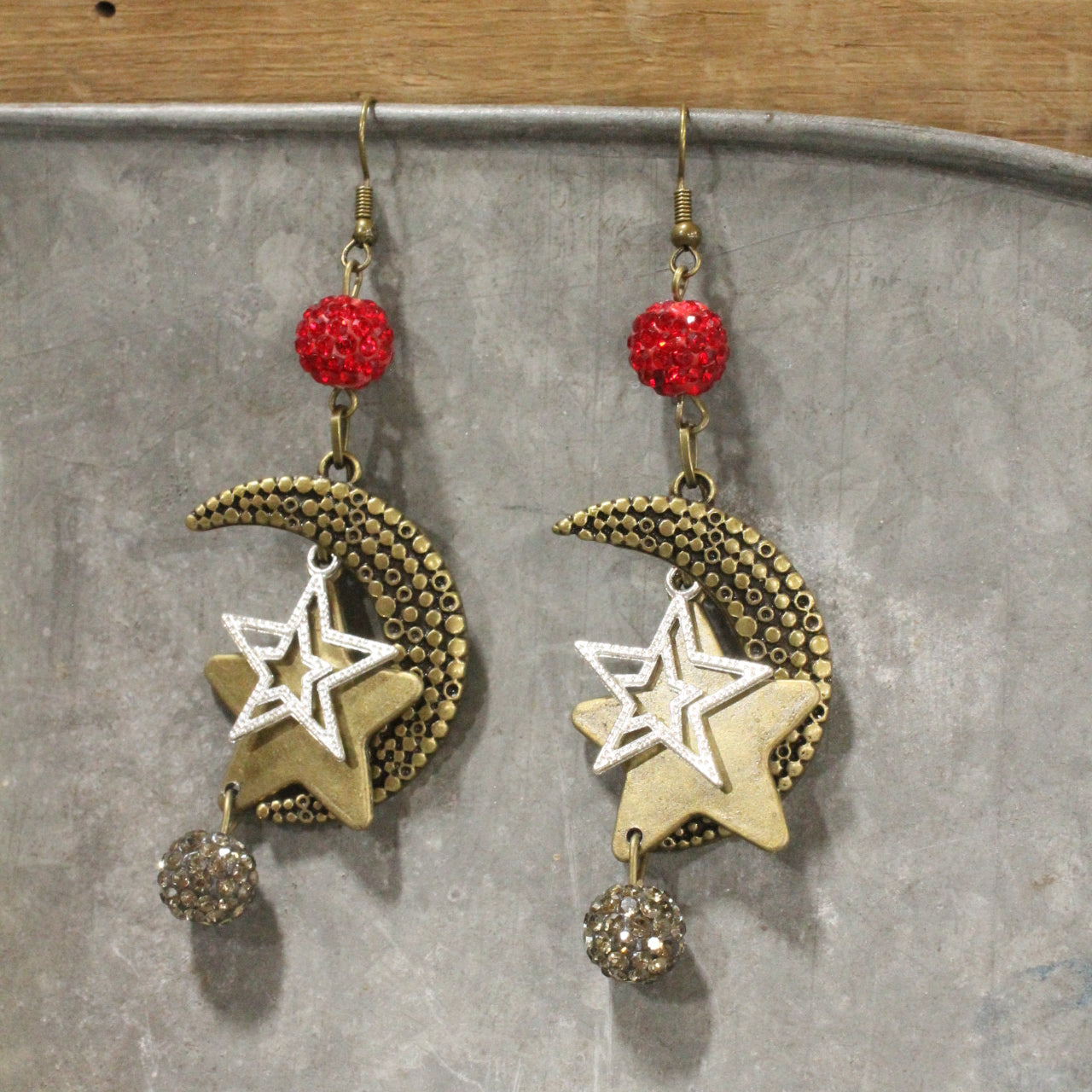 Santa's Night Sky Magic Charm'd Dangle Earrings