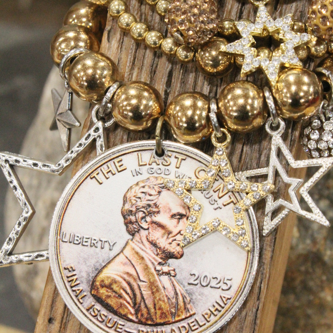 The Last Cent...Final Issue Golden Charm'd Bracelet Set