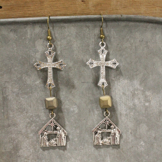 The Reason For The Season Dangle Earrings