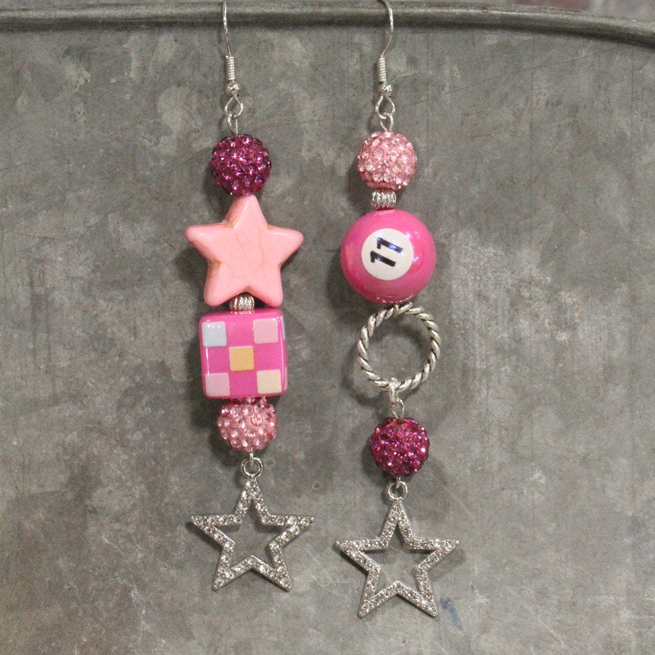 Pink, Proud, & Passionate USA Dangle Earrings