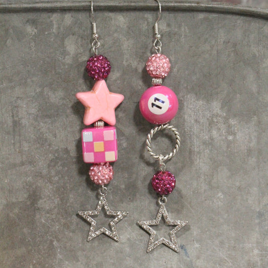 Pink, Proud, & Passionate USA Dangle Earrings