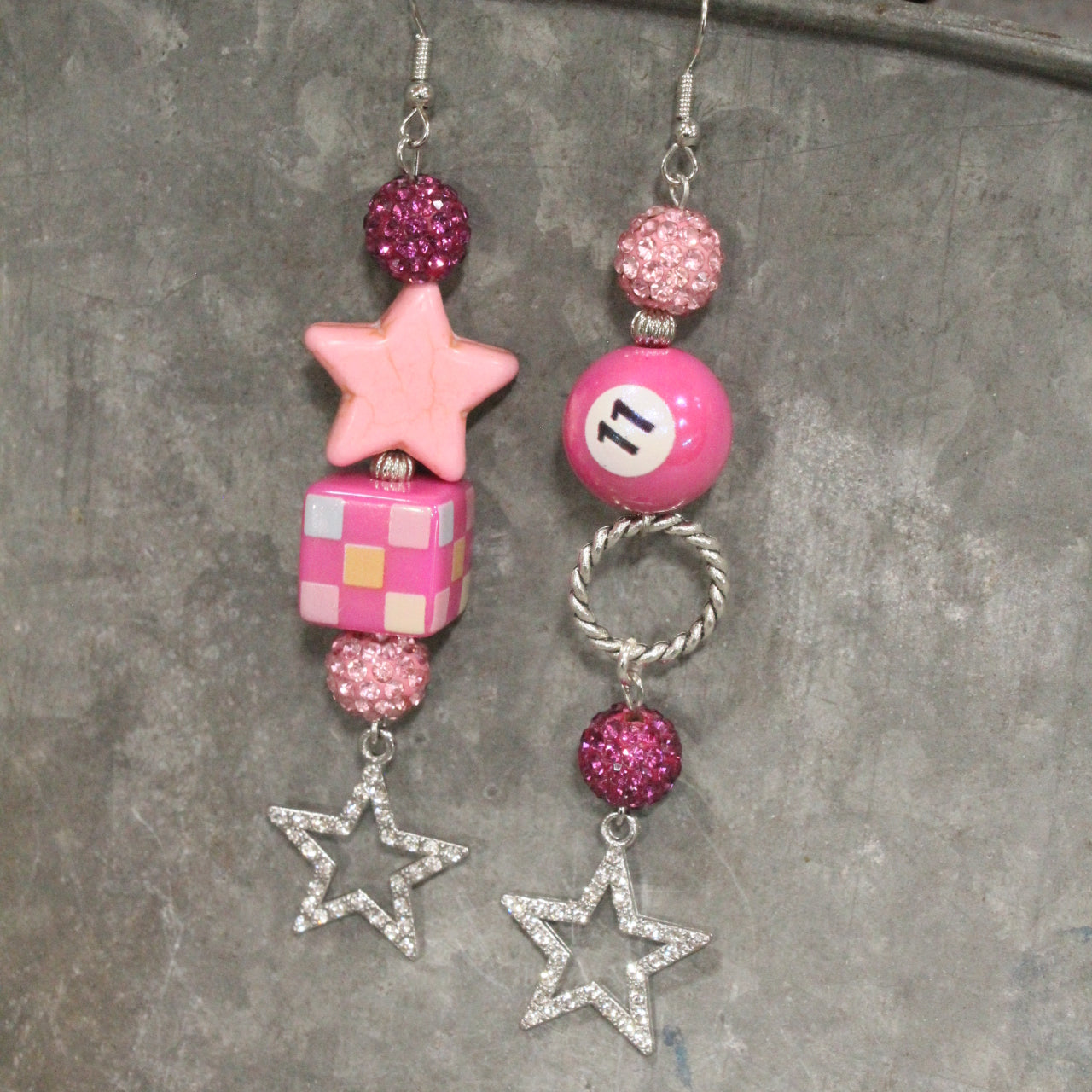 Pink, Proud, & Passionate USA Dangle Earrings
