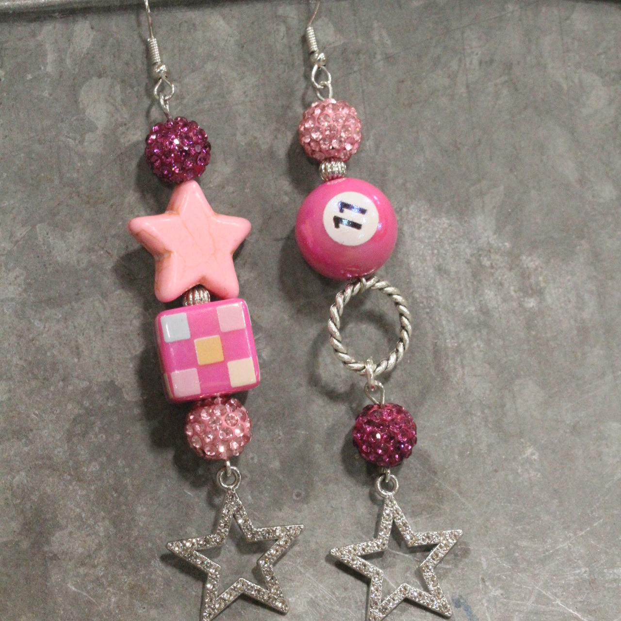 Pink, Proud, & Passionate USA Dangle Earrings