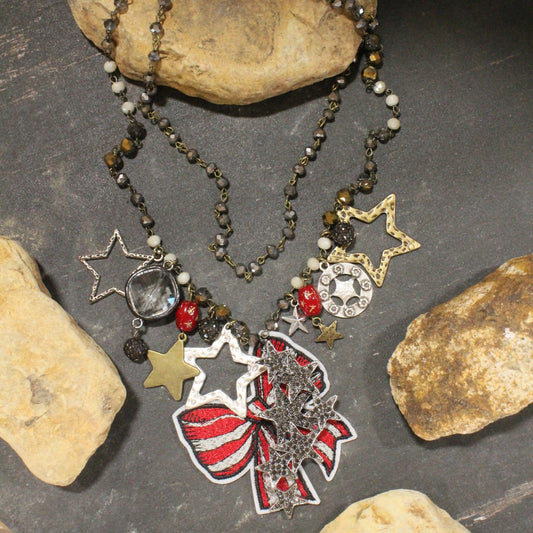Falling Stars Charm'd Necklace