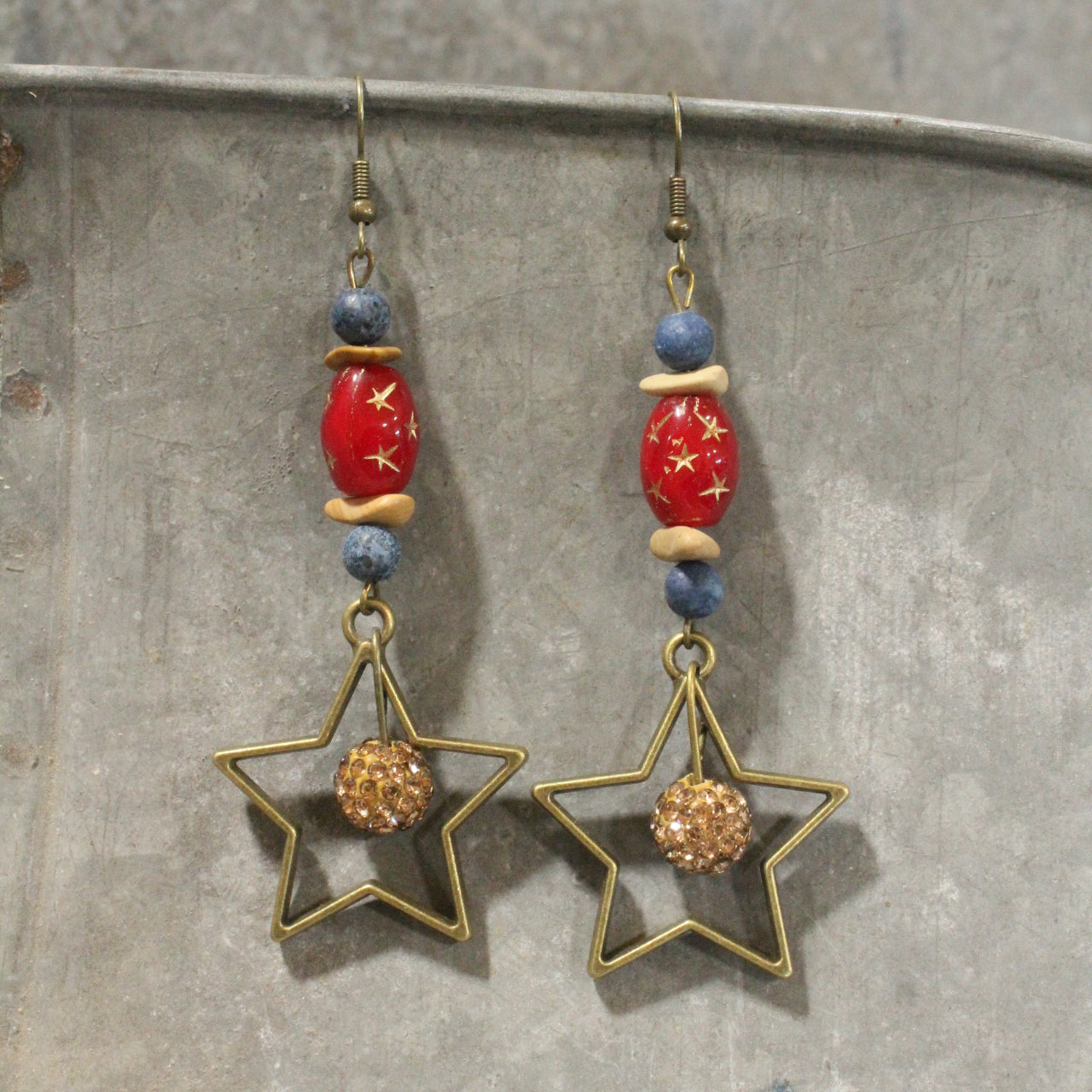 Patriotic Spirit Dangle Earrings