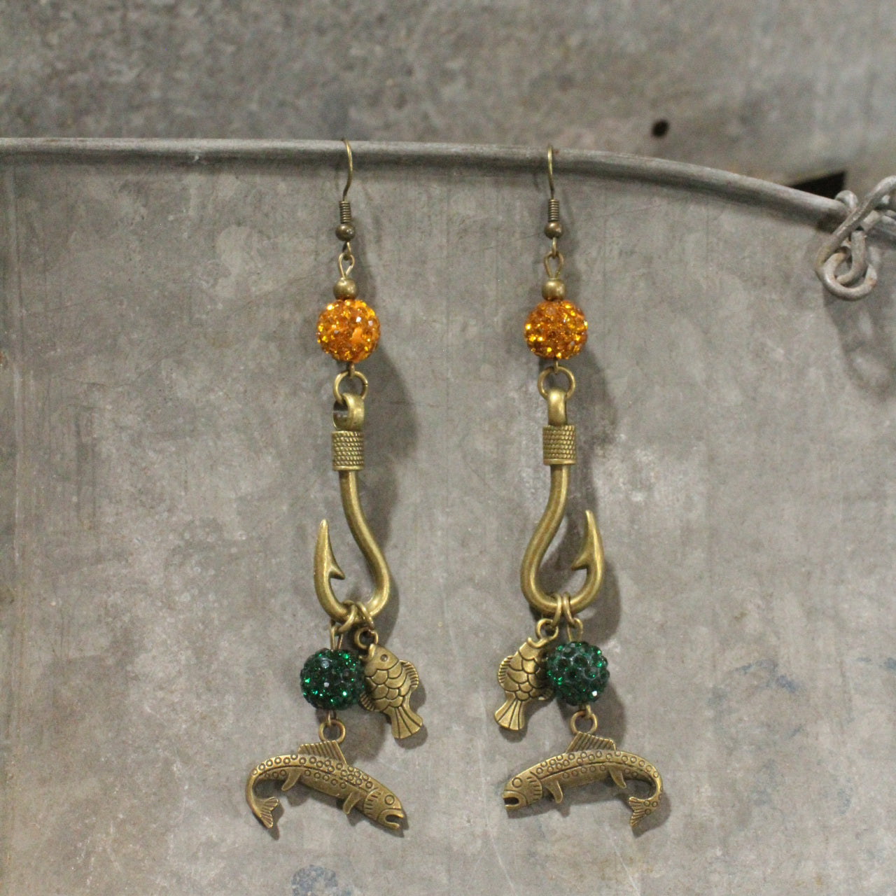 Sea Faring Fish Dangle Earrings