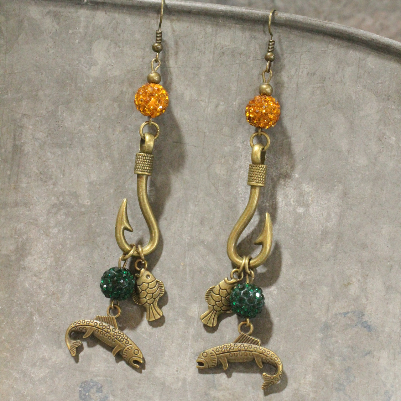 Sea Faring Fish Dangle Earrings