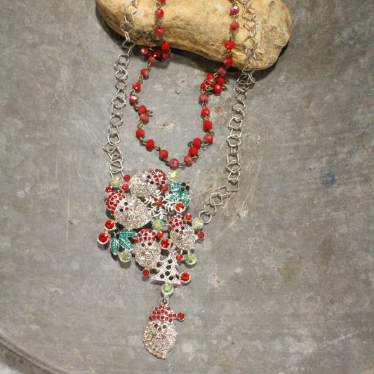 Santa Claus Is Coming To Town Layered Necklace