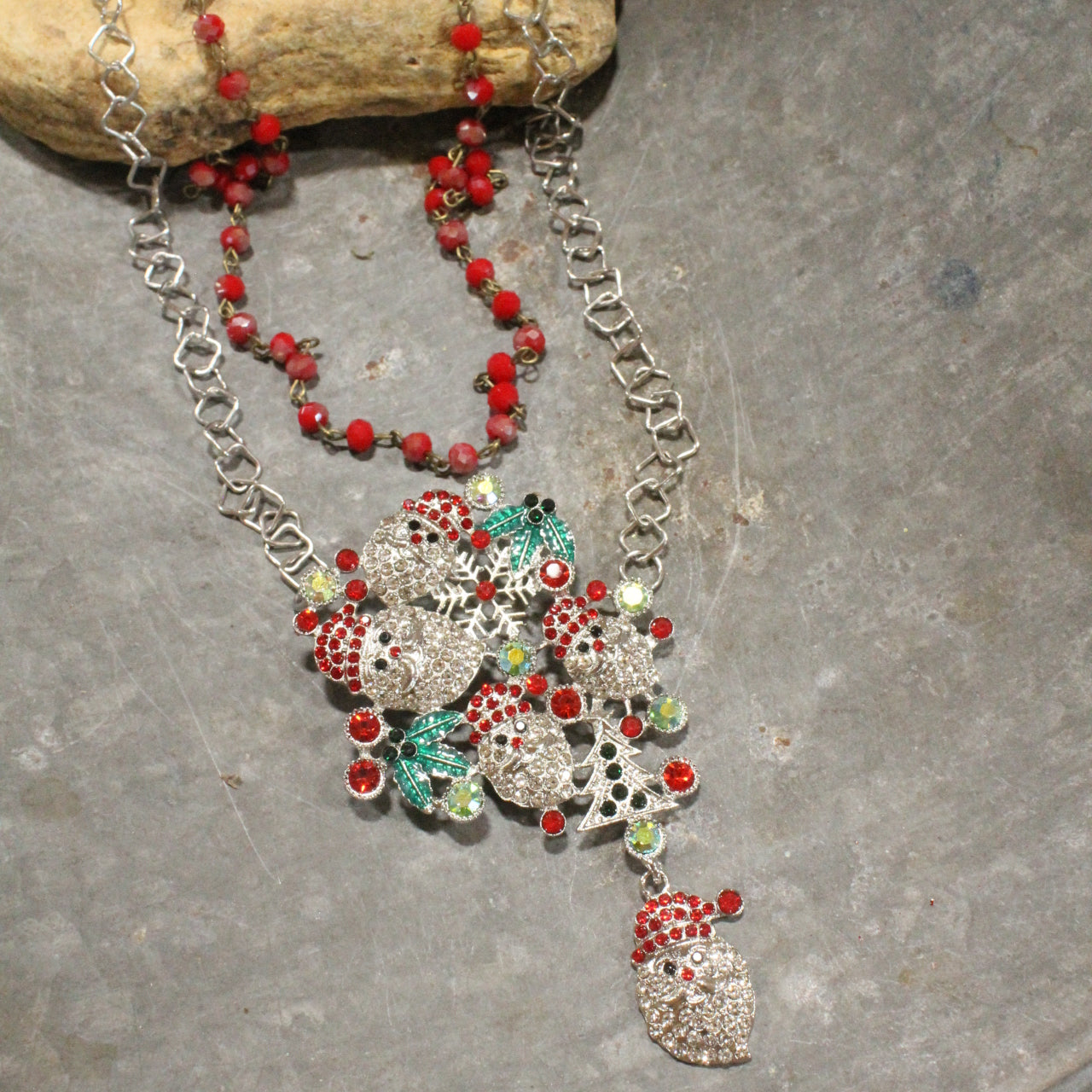 Santa Claus Is Coming To Town Layered Necklace