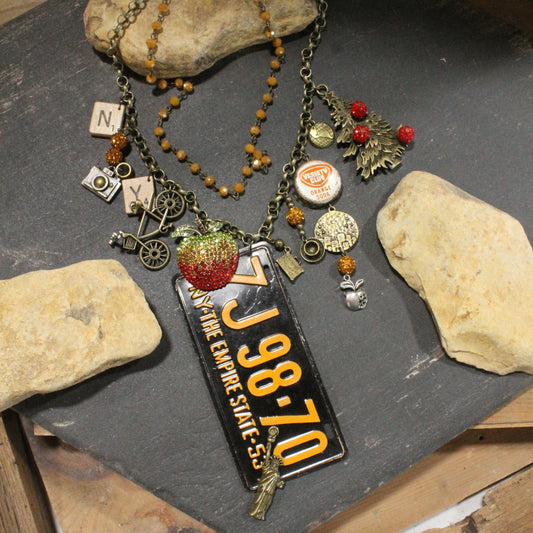 Travel Time In New York Layered Necklace