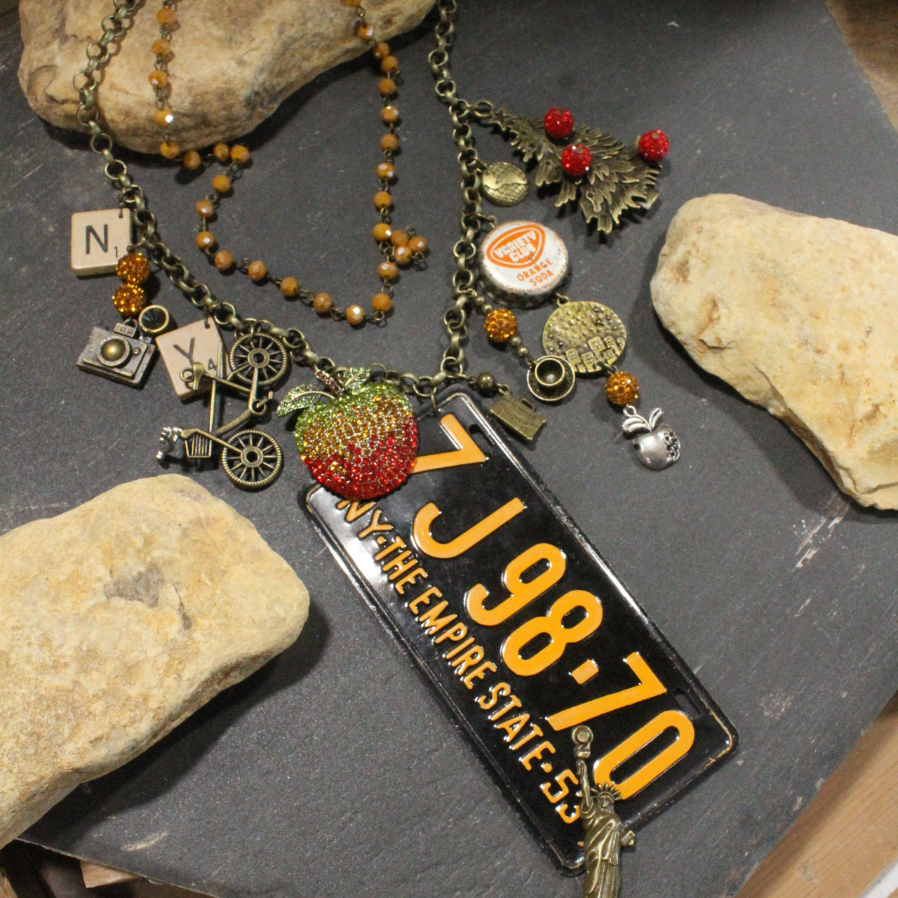 Travel Time In New York Layered Necklace