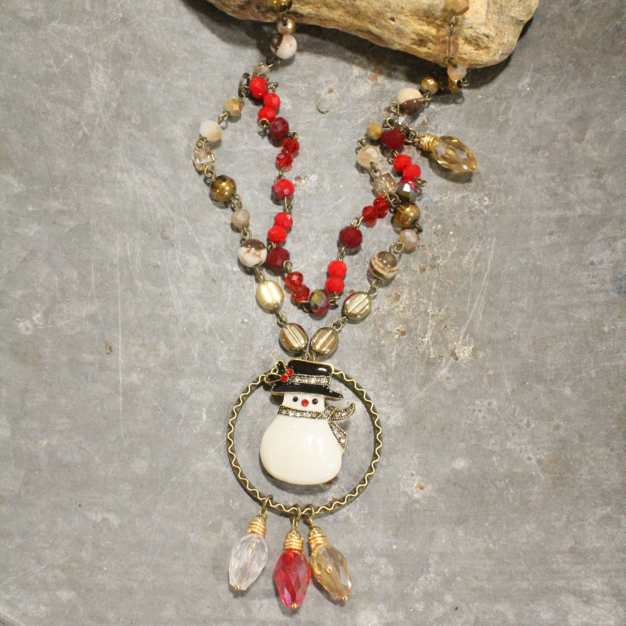 Winter Wonderland Christmas Charm'd Necklace