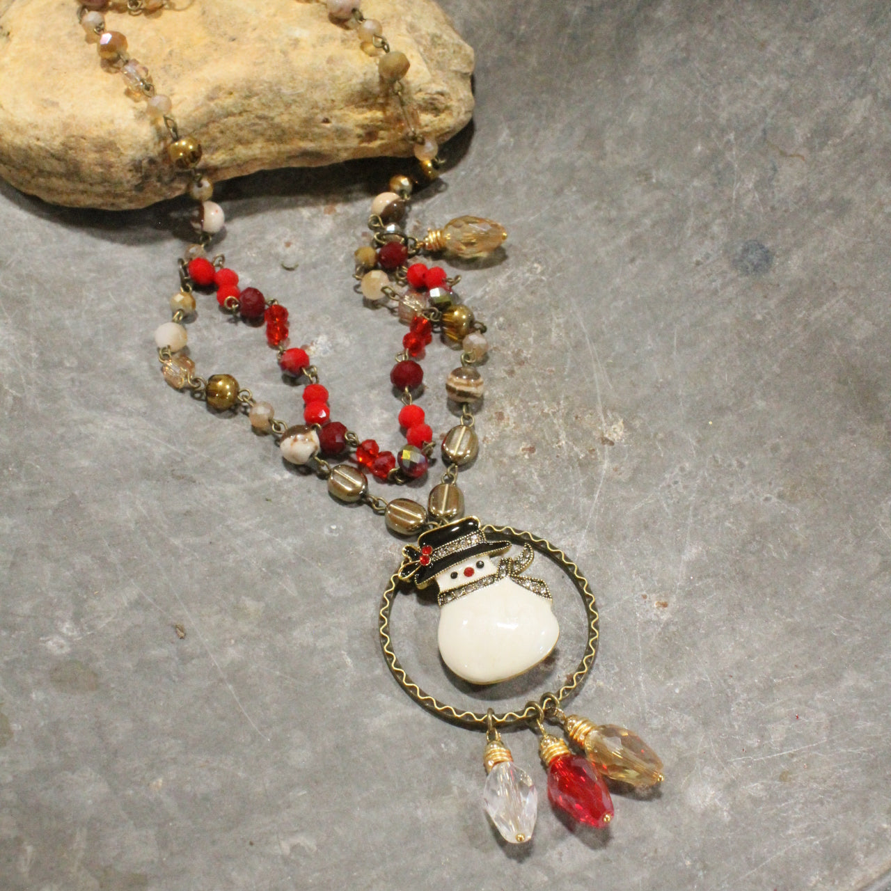 Winter Wonderland Christmas Charm'd Necklace