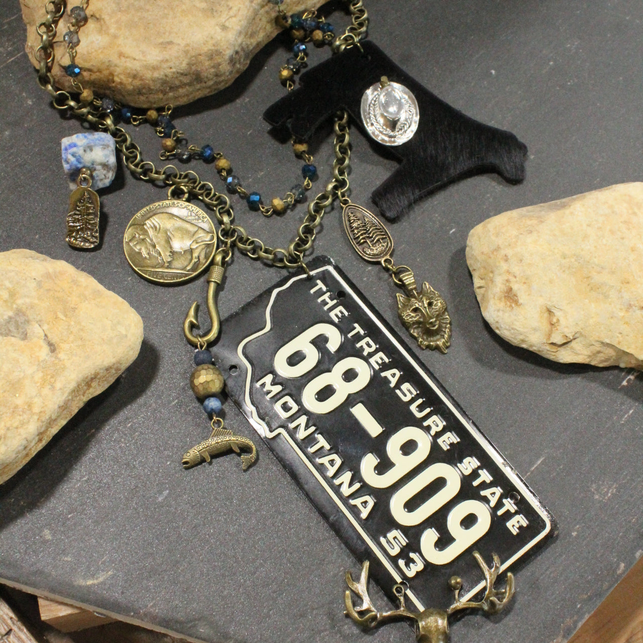 Travel Time In Montana Layered Necklace