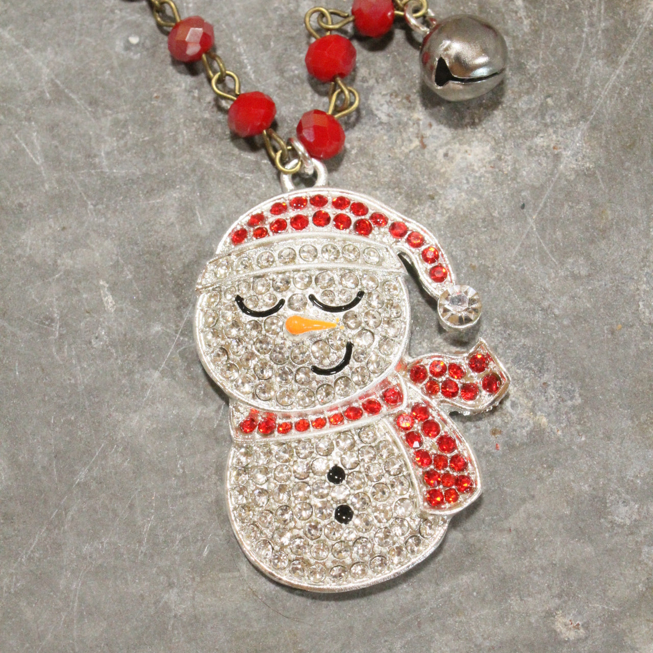It's Snowing Christmas Charm'd Necklace