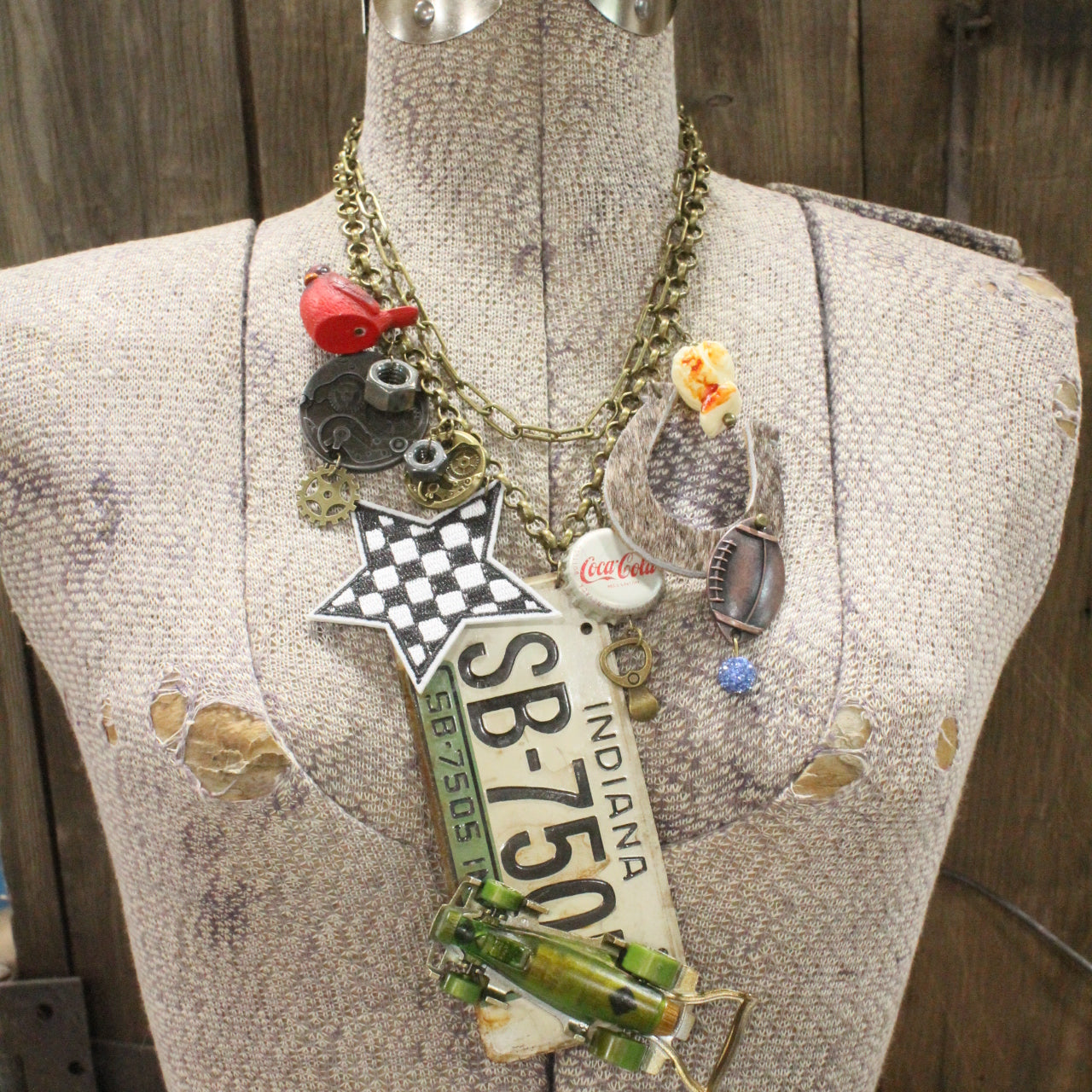 Travel Time In Indiana Layered Necklace