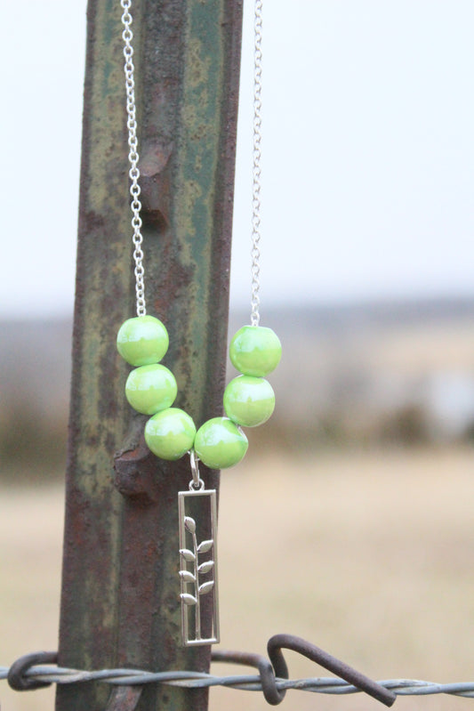 Be The Vine Spring Green Necklace