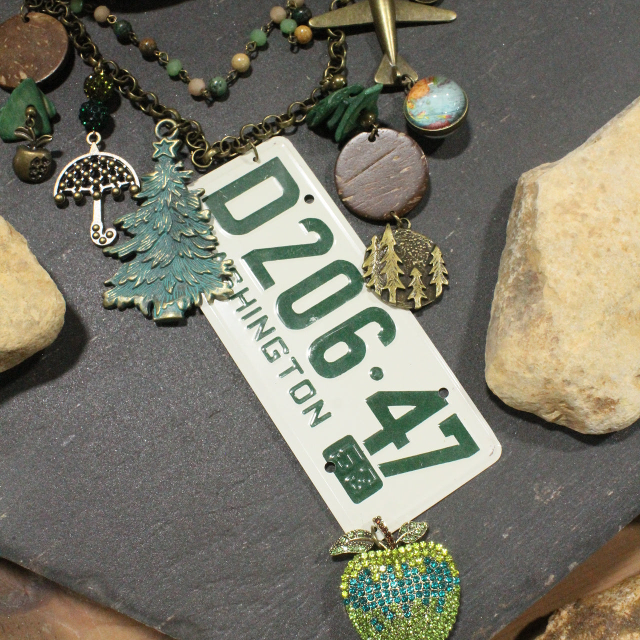 Travel Time In Washington Layered Necklace