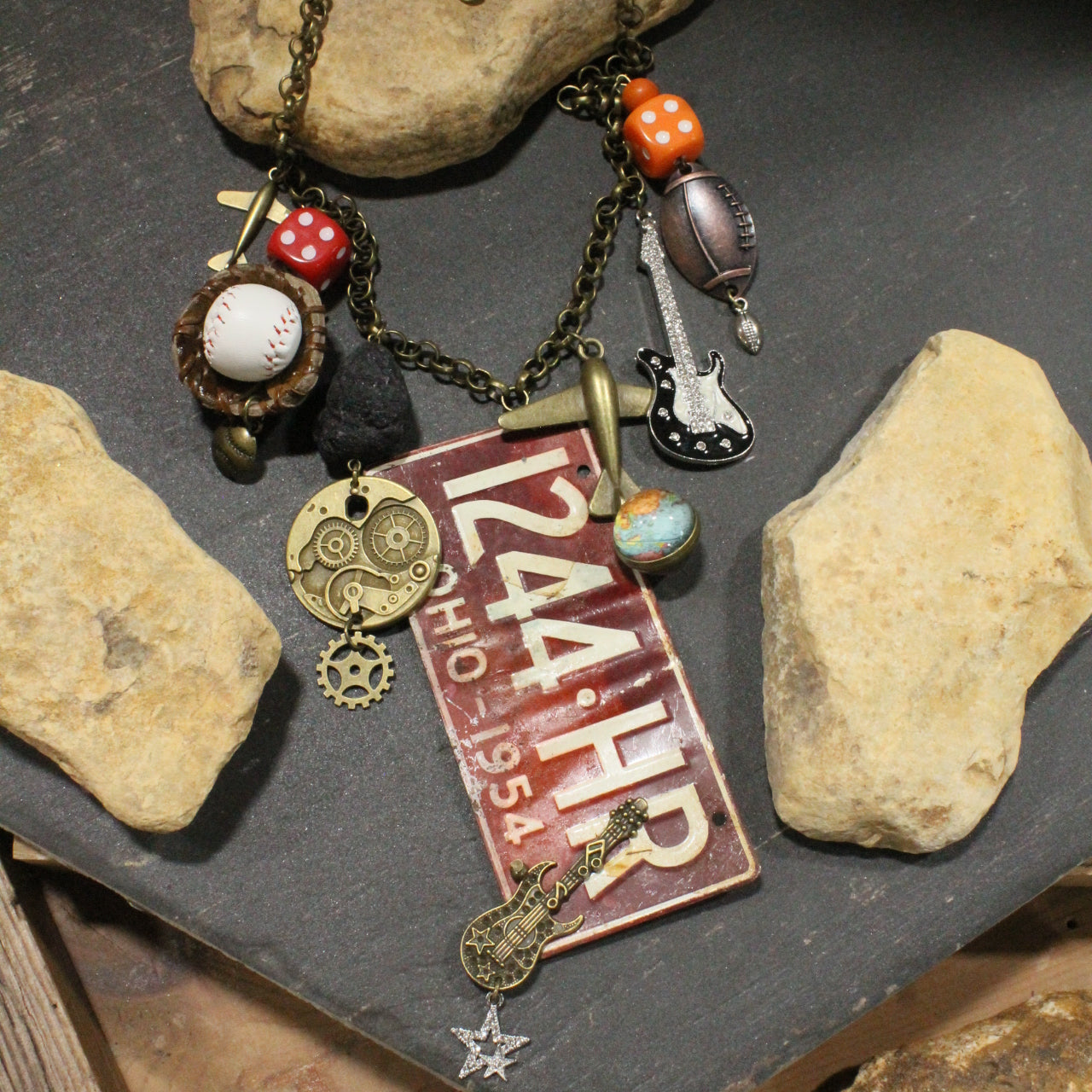 Travel Time In Ohio Layered Necklace