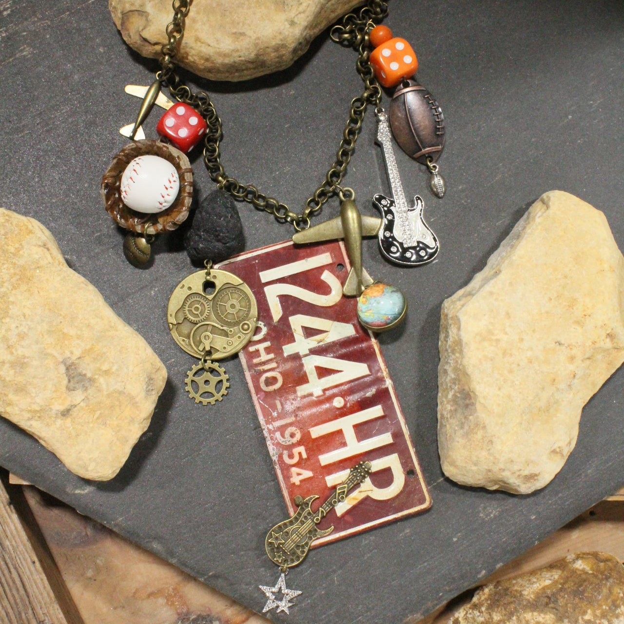 Travel Time In Ohio Layered Necklace