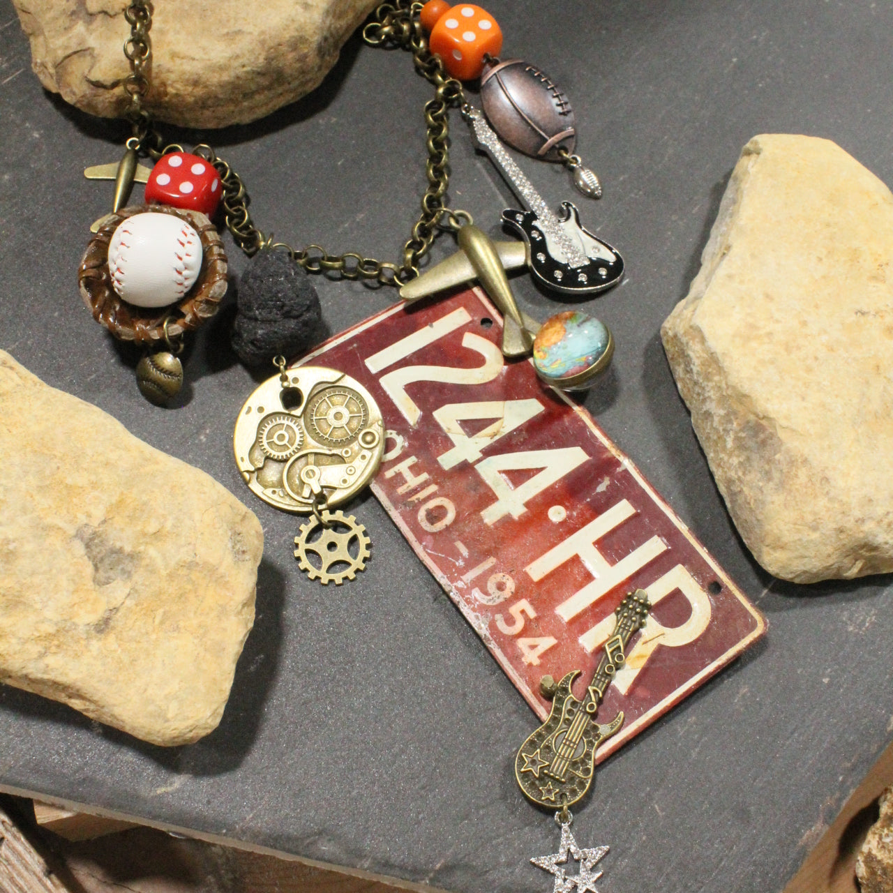 Travel Time In Ohio Layered Necklace