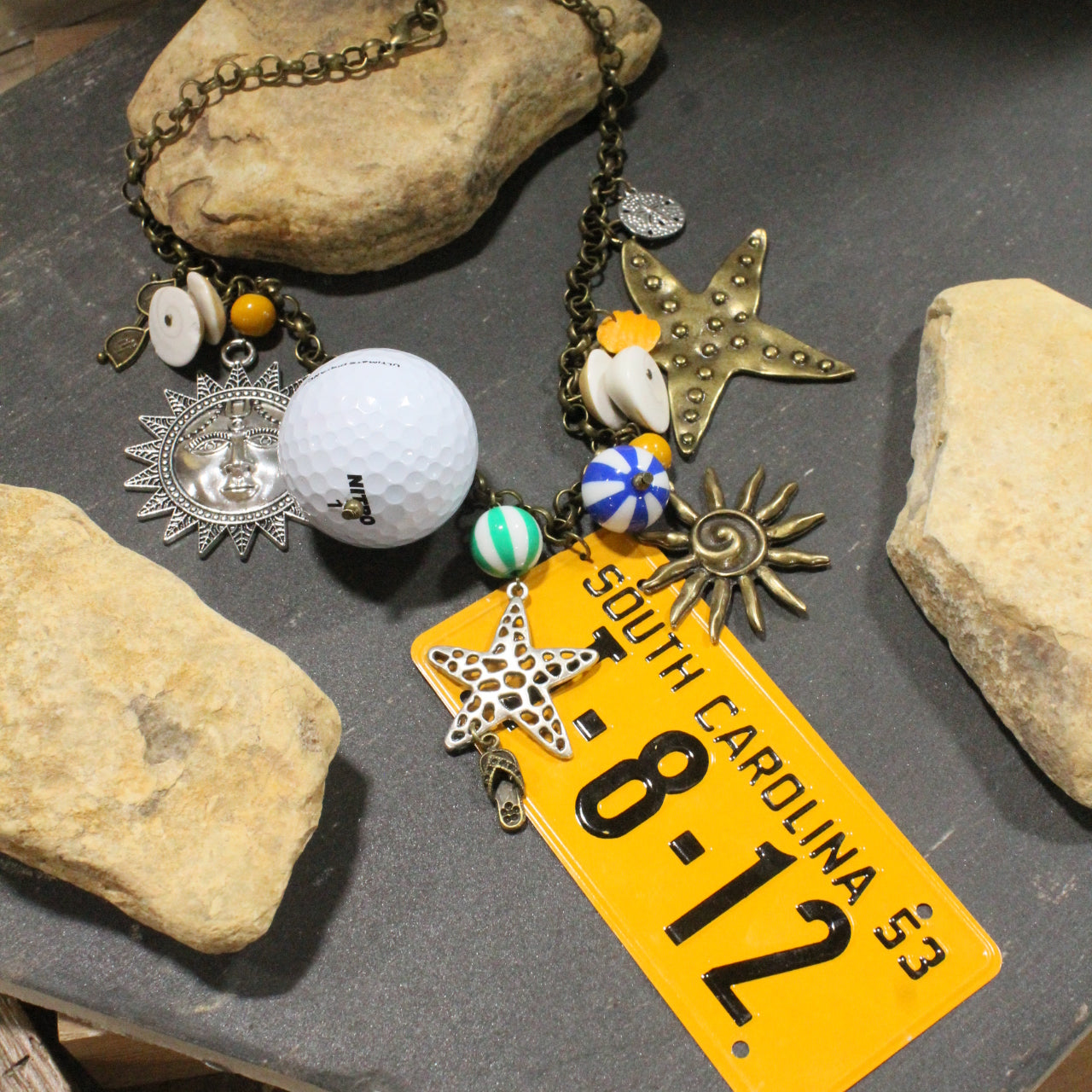 Travel Time In South Carolina Layered Necklace