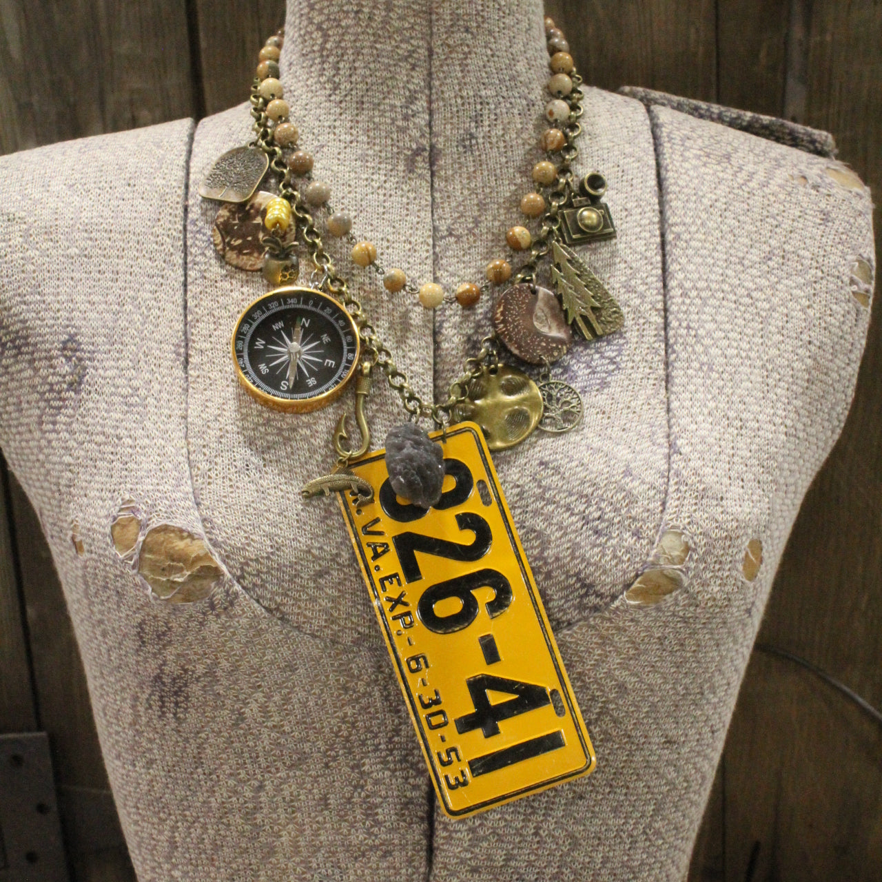 Travel Time In South Carolina Layered Necklace