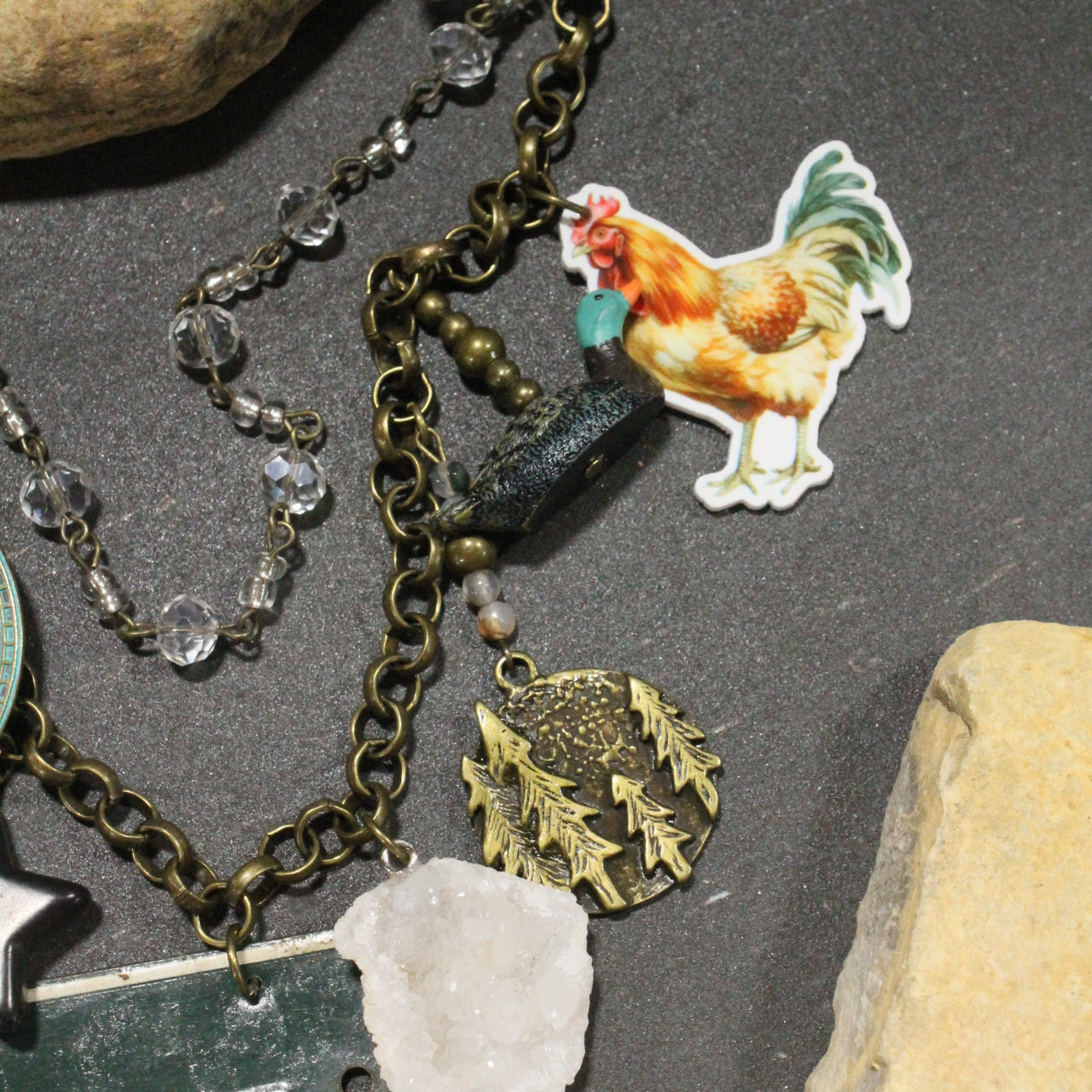 Travel Time In Arkansas Layered Necklace