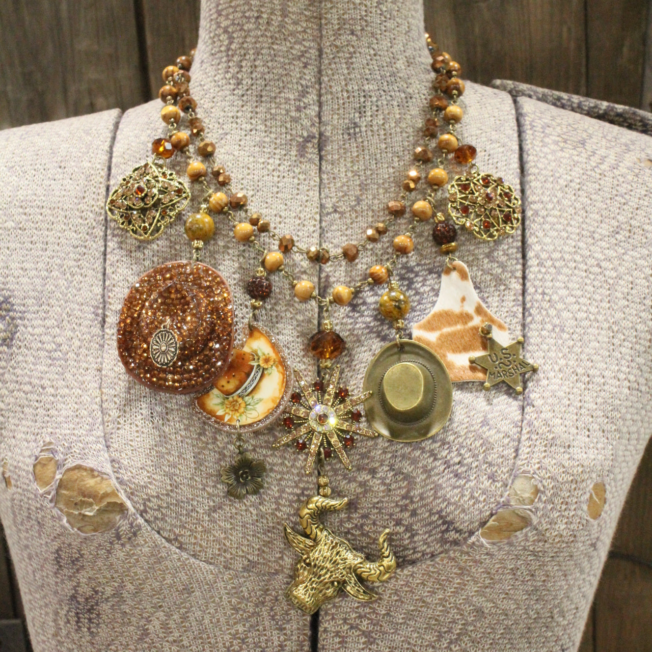 How The West Was Won Charm'd Necklace