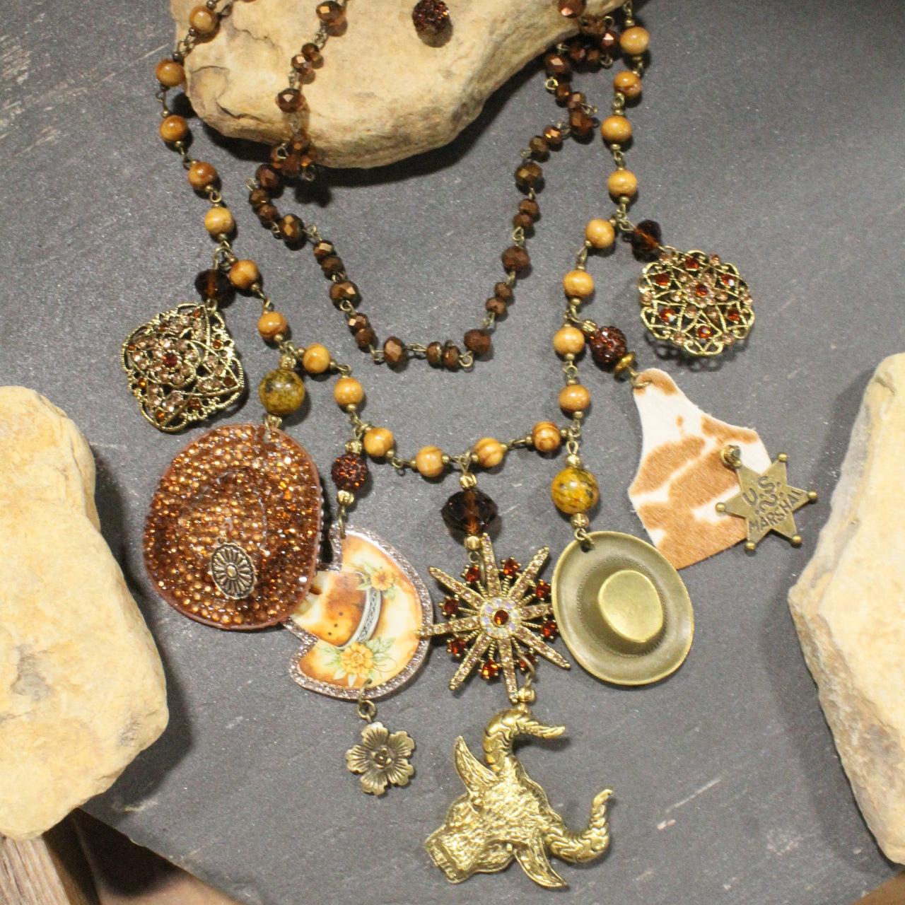 How The West Was Won Charm'd Necklace